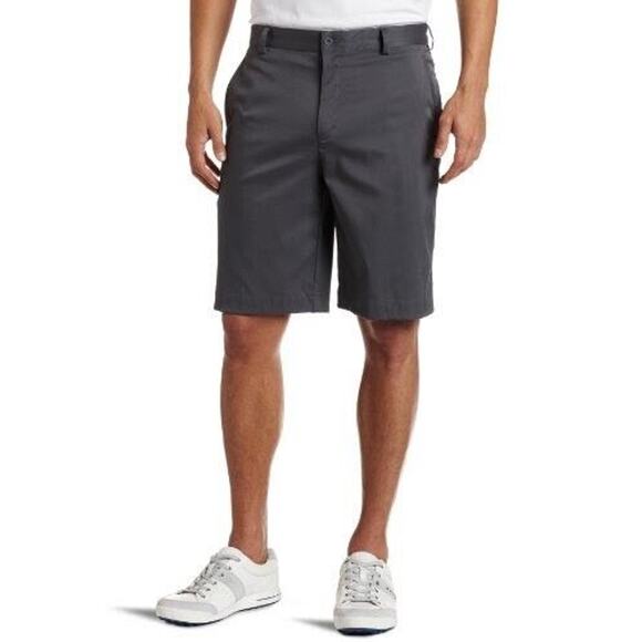 Nike Golf Short Mens 40 Navy Tech Chino Flat Front Dri Fit Stretch Moisture Wick - Picture 14 of 15